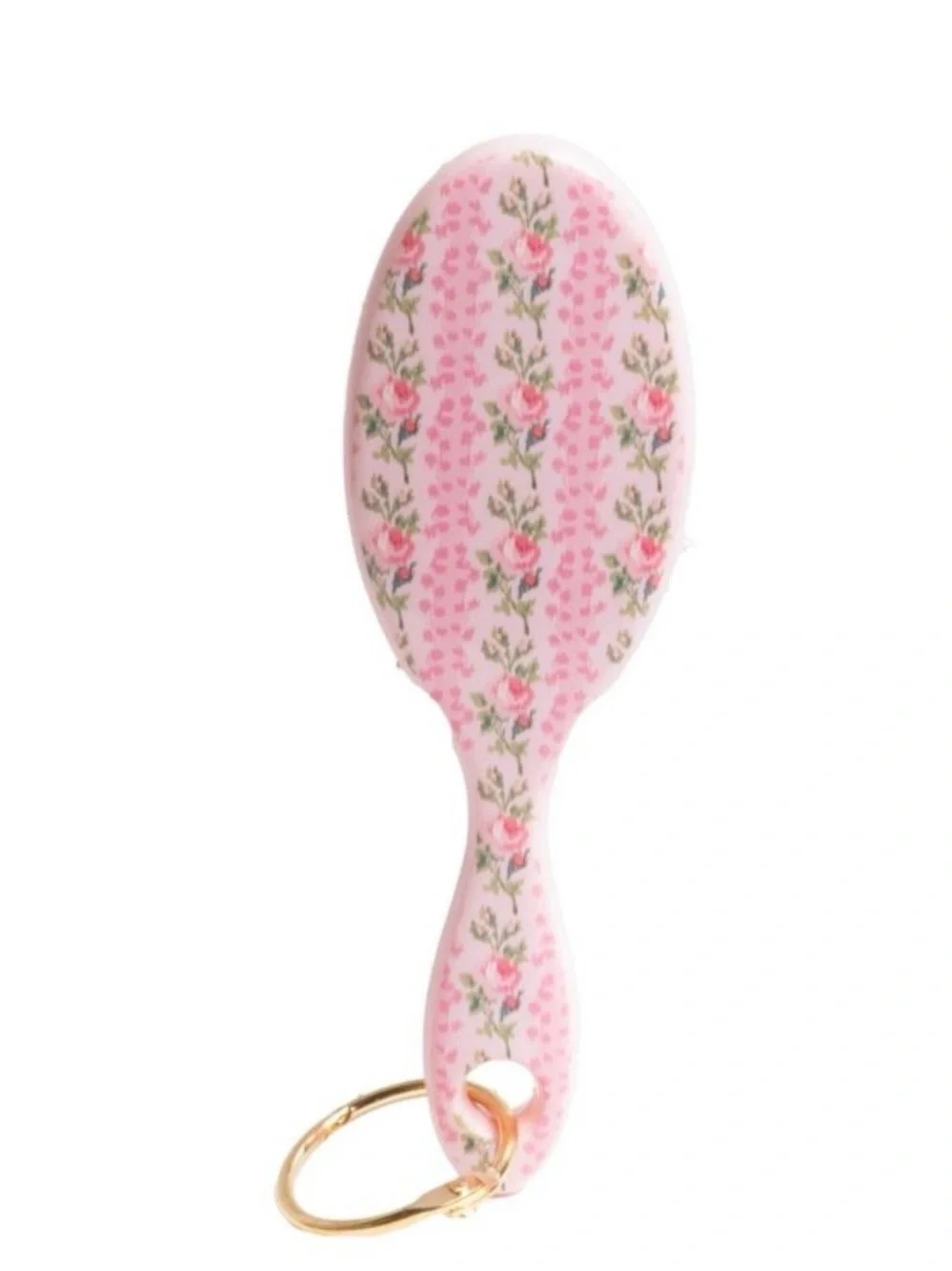 🌸🌺LoveShackFancy × WetBrush Blooming Heirloom Keychain Brush Strawberry Macaroon